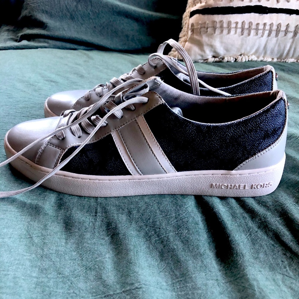 Michael Kors Black and Gray sneakers